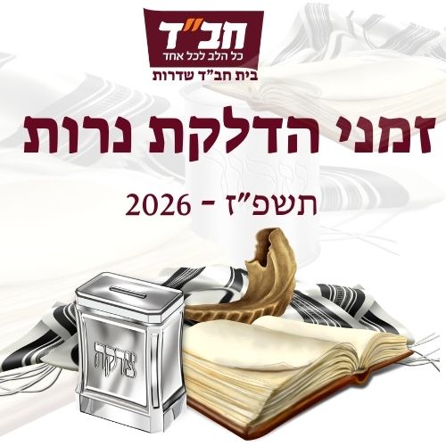 זמני הדלקת נרות יום כיפור 2026